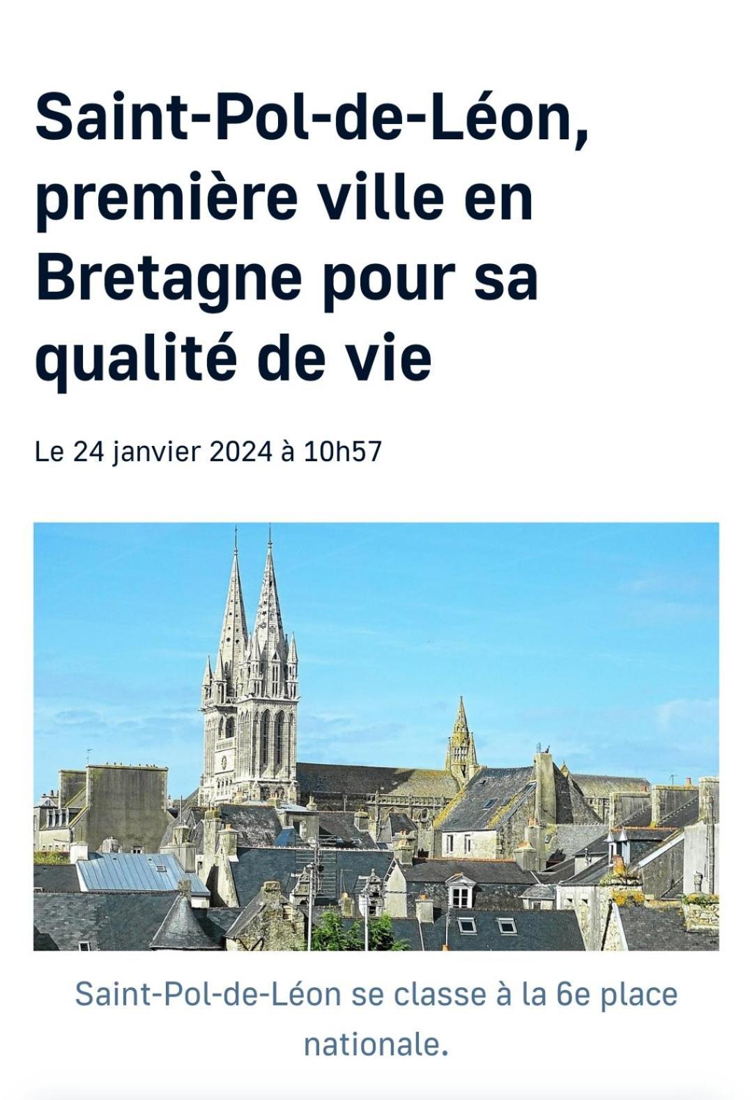 Apartament Ty Ma Gourdadou Saint-Pol-de-Léon Zewnętrze zdjęcie